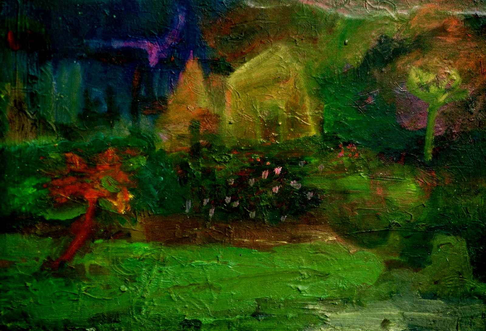 House and cross — J-M Barclay